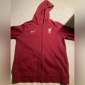 Red Vintage Nike zip up